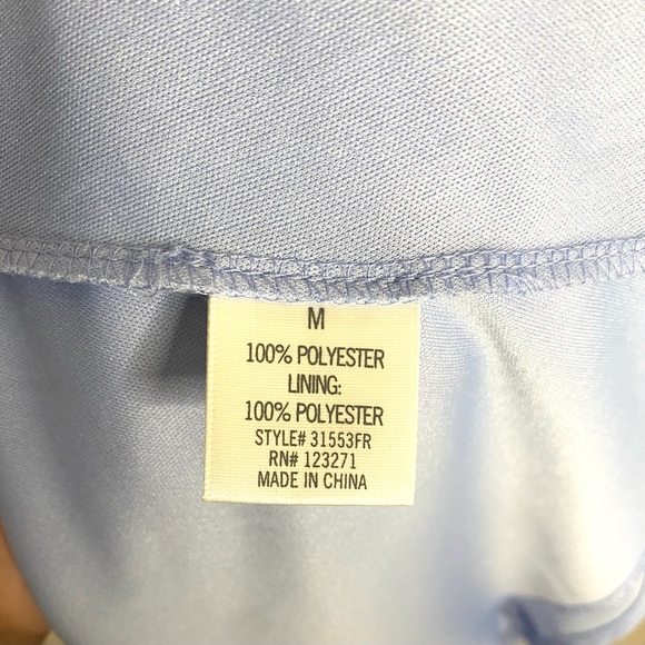 Francesca’s Blue Rain Halter Sheath Mini Dress Periwinkle Size Medium - Picture 7 of 7